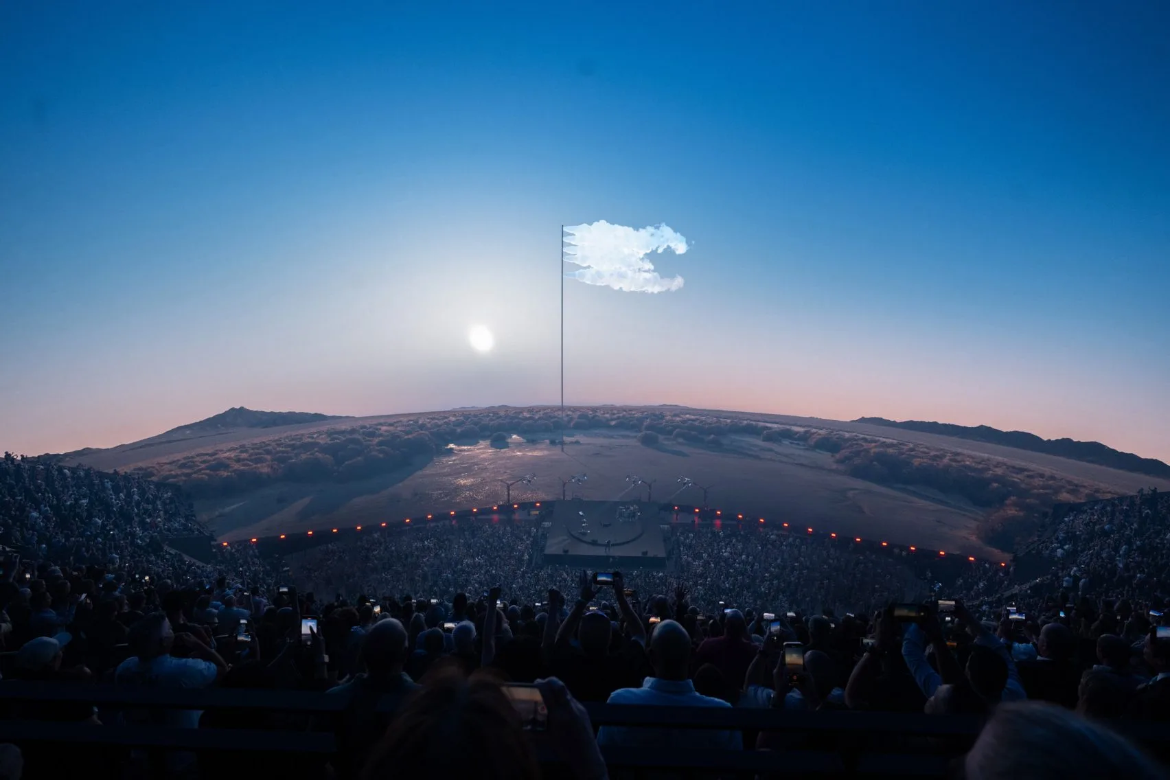 sphere-las-vegas-summer-skyline-LED-écran-géant-sphérique